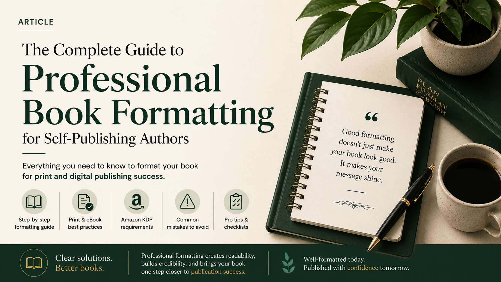 The Complete Guide to Professional Book Formatting for Self-Publishing Authors