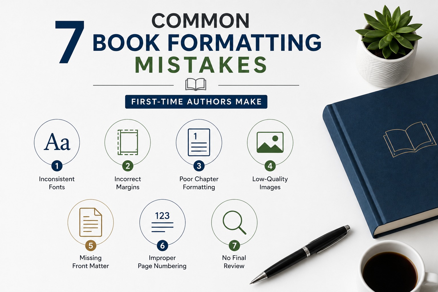 7 Common Book Formatting Mistakes First-Time Authors Make